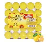 Price's Candles Lot de 100 bougies chauffe-plat à la citronnelle
