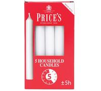 Price's Candles Prix Bougies chandelles Blanc X5