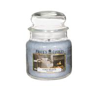 Price's - Cosy Nights Bougie en pot moyenne - Parfum doux, délicieux et de qualité - Parfum longue durée - Jusqu'à 90 heures de combustion