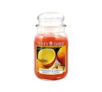 Price's - Grande bougie en pot Mandarine et gingembre - Parfum doux, délicieux et de qualité - Parfum longue durée - Jusqu'à 150 heures de combustion