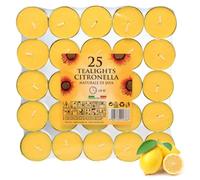 Price's Lot de 25 bougies chauffe-plat à la citronnelle