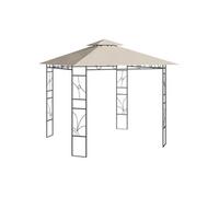 vidaXL Pavillon 3x3x2,7 m Crème 160 g/m