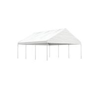 vidaXL Pavillon avec toit blanc 6,69x5,88x3,75 m Polyéthylène