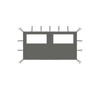 Prieelzijwand met ramen 4x2 m antracietkleurig3070423