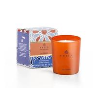 Prija Bougie Artisanale Coulée à la Main Jus d'Ambre avec un Parfum Méditerranéen, Bougie Parfumée à L'aromathérapie dans une Boîte de 160g