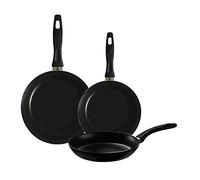 Prima Collection - Cook It - Lot de 3 poêles en aluminium avec revêtement antiadhésif, fabriquées en Italie