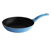 Prima Collection Portofino - Poêle en aluminium avec revêtement antiadhésif à 5 couches et poignée anti-brûlure, Ø 24 cm, conviennent à tous les feux sauf l’induction, bleu mer