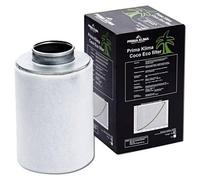 Prima Klima ECO Line, filtre à charbon actif de 250 m3, diamètre 100 mm, filtre de culture AKF, blanc