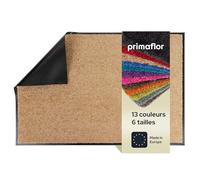 Primaflor Clean 40x60cm Beige Paillasson Intérieur Anti-Salissures, Tapis d’Entrée Absorbant et Antidérapant, pour Couloir et Entrée, Dos Vinyle, Bordures Caoutchouc, 9 mm, Plusieurs Tailles
