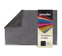 Primaflor Clean 60x90cm Gris Paillasson Intérieur Anti-Salissures, Tapis d’Entrée Absorbant et Antidérapant, pour Couloir et Entrée, Dos Vinyle, Bordures Caoutchouc, 9 mm, Plusieurs Tailles