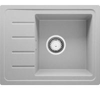 PRIMAGRAN Evier Cuisine en Granit Gris - Copenhague Easy, 55x44cm