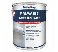 Primaire Accrochage - Pot 5 L - Metaltop - 9010 - Blanc pur