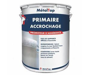 Primaire Accrochage - Pot 5 L - Metaltop - 9010 - Blanc pur