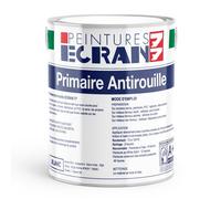 Primaire d'accrochage antirouille, protection des métaux ferreux, peinture sous-couche métal 1 litre Gris clair (RAL 7035)