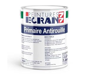 Primaire d'accrochage antirouille, protection des métaux ferreux, peinture sous-couche métal, intérieur, extérieur ECRAN 77 1 litre