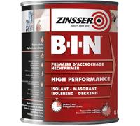 RUSTOLEUM - Primaire d'accrochage Isolant taches Zinsser BIN - Conditionnement 2,5L, Couleur BLANC