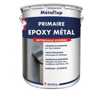 Primaire Epoxy Metal - Pot 1 L - Metaltop - 9010 - Blanc pur