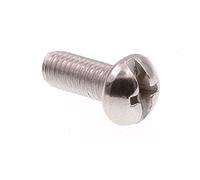 Prime-Line 9003018 Vis à machine à tête ronde, combo Fente et Phillips, 100 Pack, 100