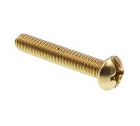Prime-Line 9003018 Vis à machine à tête ronde, combo Fente et Phillips, Pack of 25, 25