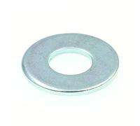 Prime-line 9080006 Rondelle plate, 3/8 en, Acier zingué, Lot de 100