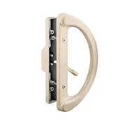 PRIME-LINE Ensemble de poignées de porte coulissantes en verre avec trou central 8-15/40,6 cm, moulé sous pression, couleur bronze, finition peinte, style mortaise
