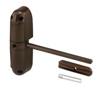 PRIME-LINE KC17HD Ferme-ressort de sécurité, facile à installer, pour convertir des portes à charnières en fermeture automatique - Construction moulée sous pression (10,2 cm, sans main), marron, 10,2