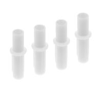 PRIME-LINE MP6672-4 Lot de 4 pivots et guide pour porte pliante en nylon massif Blanc
