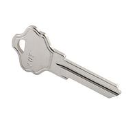 Prime-Line MP66753 Kwikset KW10 Lot de 50 clés vierges en laiton nickelé 6 broches Utilisation avec Kiwkset UltraMax