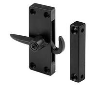 Prime-Line Products A 104 Loquet de porte coulissante pour moustiquaire, noir/moulé sous pression, 1 pièce