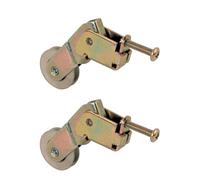 Prime-Line Products B 656 Lot de 2 rouleaux de porte moustiquaire avec rouleau à roulement à billes en acier de 2,5 cm