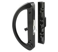 Prime-line Products C 1252 Poignée de porte coulissante, crochet Loquet, Noir