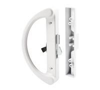 Prime-line Products C 1253 Poignée de porte coulissante, crochet Loquet, Blanc