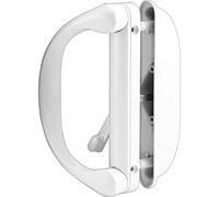Prime-line Products C 1275 Lot de poignées de porte coulissante avec loquet, Blanc, 1-pack