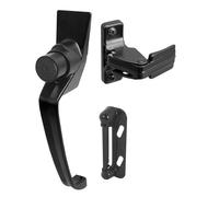 Prime-Line Products K 5082 Loquet à bouton-poussoir avec trou central de 3,8 cm, noir