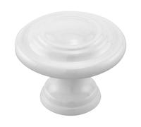 Prime-line Products N 7439 2 volets Poignée de porte, 1-11/16 en. Diamètre extérieur, moulé sous pression, Blanc