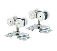 Prime-line Products N 7449 Porte Roller Assembly, 7/8 en., CONVEXE, plastique, Pneus, Casier en acier et roulement à billes