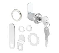 Prime-Line U 9945KA Serrure de tiroir et d'armoire, 1-1/8", acier inoxydable, 13/16", panneau max