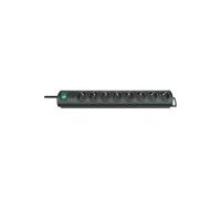 Brennenstuhl primera line barre multiprise x 8 2,0 m noir 1153300128 Incolore G