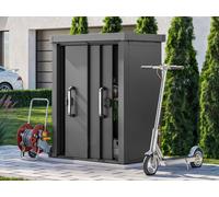 PRIMEYARD 120 x 78 cm Armoire de jardin L, anthracite - (GFPV00921)
