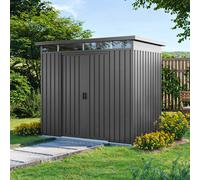 PRIMEYARD 200 x 110 cm Abri de jardin, gris-perle - (GFPV01008)