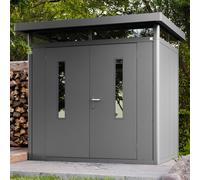PRIMEYARD 228 x 180 cm Abri de jardin, anthracite - (GFPV00903)
