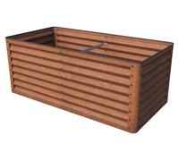 PRIMEYARD LUCA Bac surélevé acier Corten 150x75x60 cm - robuste
