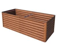 PRIMEYARD LUCA Bac surélevé acier Corten 180x75x60 cm - robuste