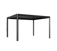 PRIMEYARD Pergola bioclimatique 4x3,5 m Tout en Aluminium | Abri de terrasse avec toit en lames d'aluminium orientables - poteaux en alu env. 130x130mm - système d'évacuation de l'eau