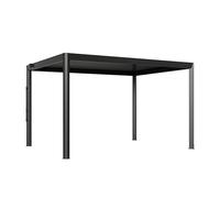 PRIMEYARD Pergola bioclimatique 4x3 m Tout en Aluminium | Abri de terrasse avec toit en lames d'aluminium orientables - poteaux en alu env. 130x130mm - système d'évacuation de l'eau