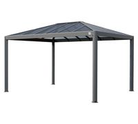 PRIMEYARD Tonnelle de Jardin 3x4 m avec Toit en Polycarbonate - Hardtop Pavillon