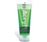 Primo Tube Soft Plastique 75ml Peinture Acrylique Fine Fluo Vert Brillant 610