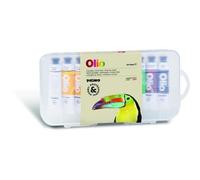 Primo 425to10p Peinture A L'huile Fine En Tube D'aluminium De 18 Ml. 10 Couleurs.