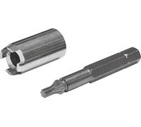 Primo-Befestigungstechnik GmbH Top-Star Lot de 2 outils spéciaux pour vis d'écartement et d'ajustement, 1 couronne + 1 embout, jeu de vis, 1 pièce