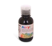 Primo - Bouteille De Couleur Acrylique 125 Ml - Noir